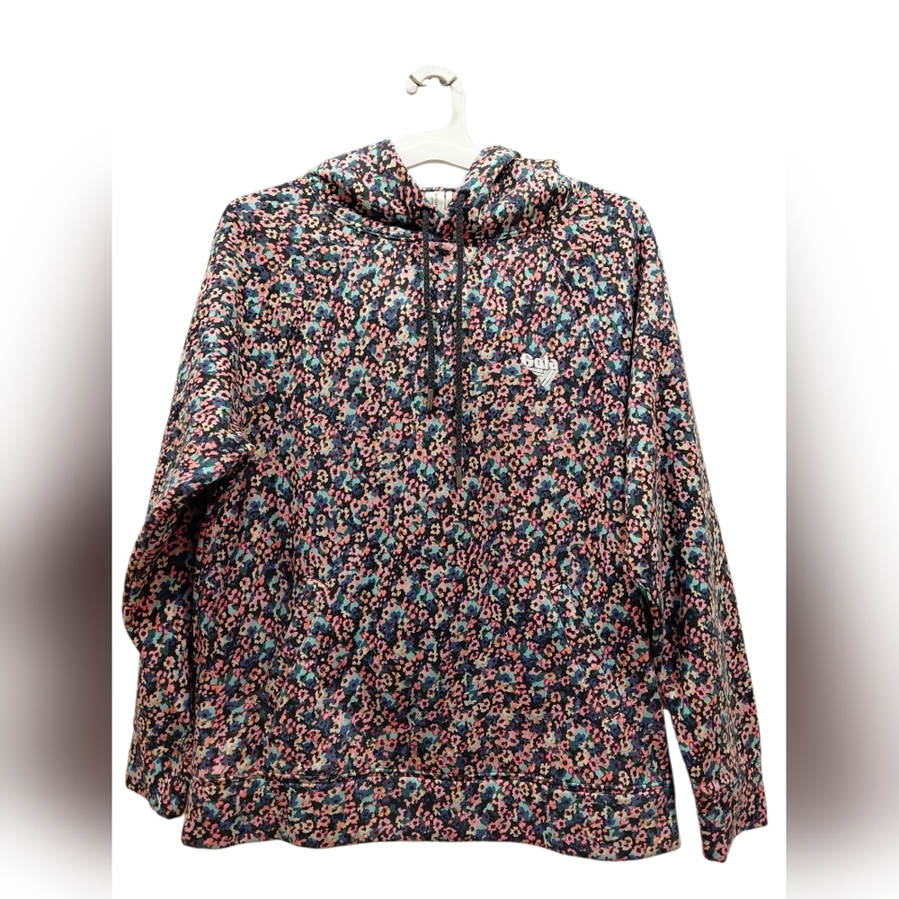 "Anthropologie" NWT, Sz.XS, Gola Multicolor Floral Hoodie.  Oversized. So Comfy!